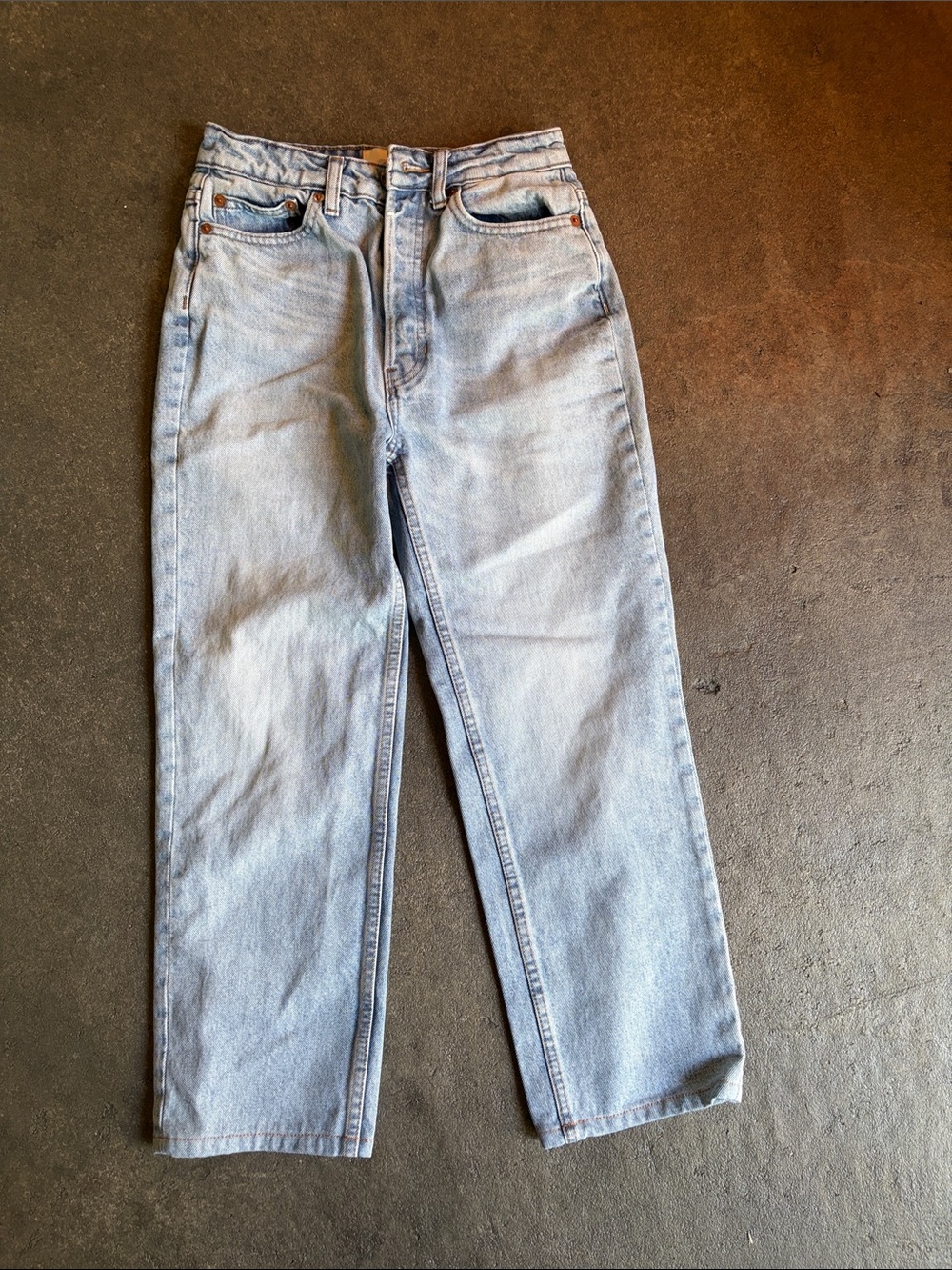 Doen Light Blue Cropped Ankle Jeans